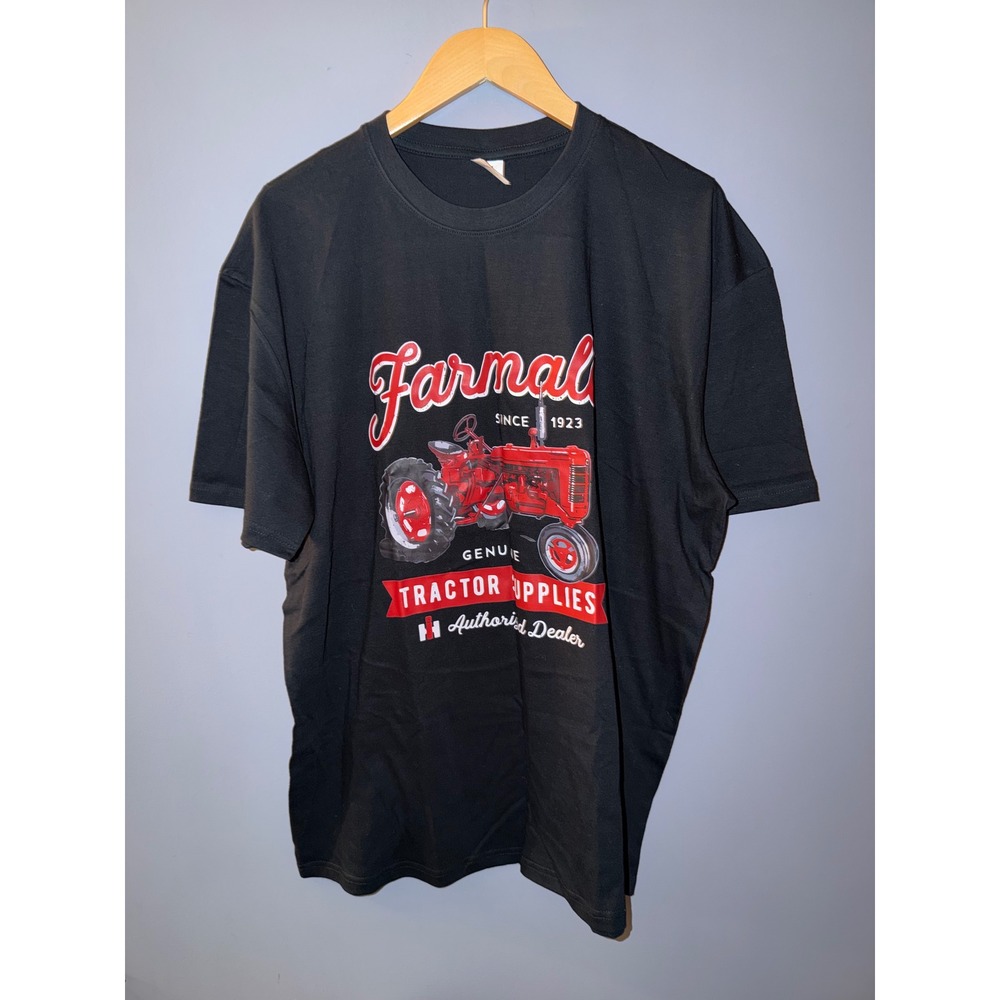 Farmall Since 1923 Genuine Tractor Supplies Graphic Tee‎ Black Mens XL